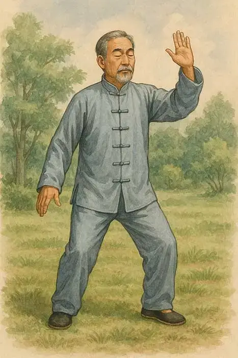 Qi gong breathing exercises