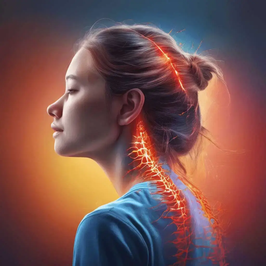 neck pain radiates to back of head